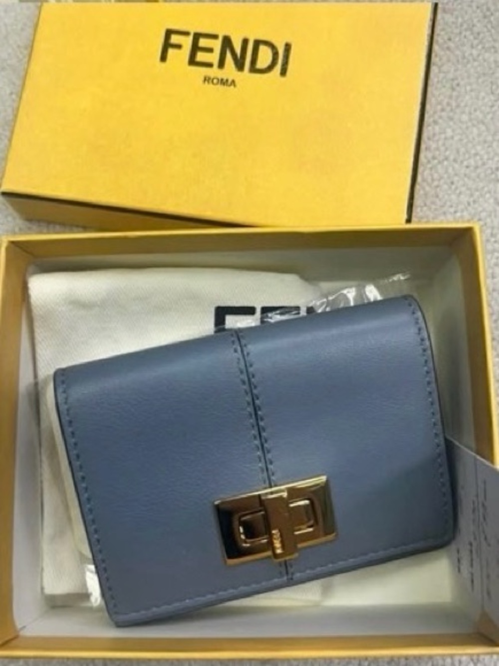 Fendi compact wallet